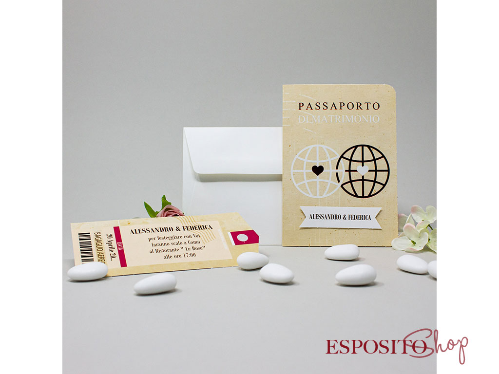 Partecipazione passaporto rosa BP96638