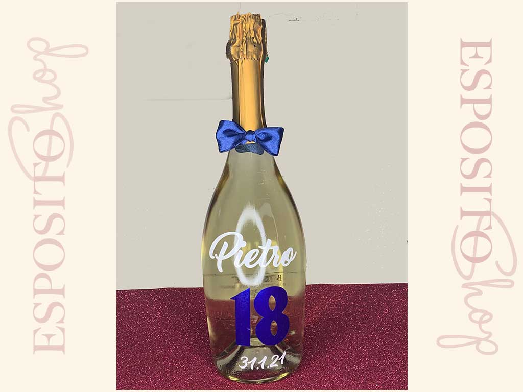 Bottiglia personalizzata Compleanno