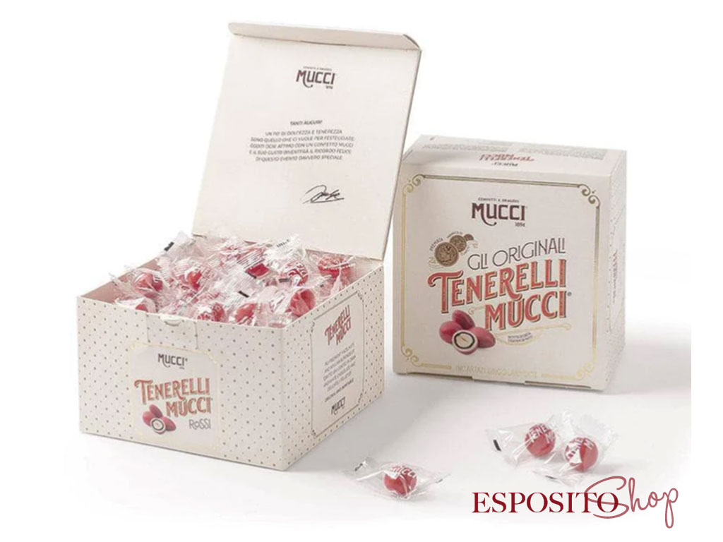 Tenerelli Mucci® Rossi in monodose - Scatola Regalo 400gr.
